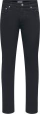ONLY & SONS ONSLOOM SLIM BLACK 4324 JEANS VD Heren Jeans - Maat W30 X L32
