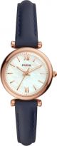 Fossil Carlie ES4502 Dameshorloge 28 mm - Rosékleurig