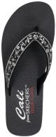 Skechers Vinyasa - Butterfly Kiss - Dames Slippers - Zwart Maat 39