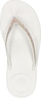 FitFlop Iqushion Sparkle TPU Dames Slippers - Urban Wit Maat 39
