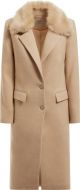 Guess Laurence Coat Dames Mantel - Beige - Maat L