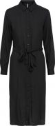PIECES PCCAMMIE LS MIDI SHIRT DRESS NOOS BC Dames Jurk - Maat L