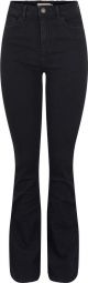Pieces Dames 17111068 PEGGY FLARED HW JEANS BL-VI BC Zwart - Maat L