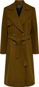 Dames Trenchcoat - Maat S PIECES PCNIKA LONG TIE BELT TRENCHCOAT 