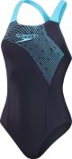 Speedo Medley Logo 1 Piece Dames Sportbadpak - Marine/Blauw