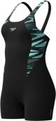 Speedo HyperBoom Splice Legsuit Dames Sportbadpak - Groen Maat 36