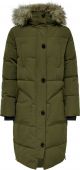 JDY JDYLOOK PADDED LONG PARKA JACKET OTW SIE Dames Jas - Maat S groen