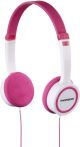Thomson HED1105P Kinder Koptelefoon On Ear Volumebegrenzing, Lichtgewicht Wit, Roze