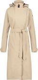 AGU Lange Regenjas - Trench Coat Dames - Regenjas Dames - Urban Regenjas Dames lang model - Beige - L