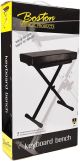 Keyboardbank - Boston OB-80 - X-model - Verstelbaar - Kunstleer zitting 51x25cm - Zwart