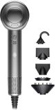 Ace & Taylor PrecisionAir High Speed Föhn - Ionische Haardroger met Diffuser - 1400W BLDC motor - Krachtige Luchtstroom - 3 Warmte- & 3 Snelheidsstanden - 5 Magnetische Opzetstukken - Lichtgewicht - Pearl Slate Grey (HB232)