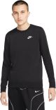 Nike sportswear club fleece sweater in de kleur zwart. Maat M