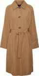 TRENCHCOAT Dames Jas bruin Maat S VERO MODA VMTESSASOFIA LONG 