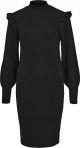 Object Jurk Objdiva Knit Dress 123 Div 23040804 Black Dames Maat - XL