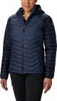 Columbia Powder Lite™ Hooded Jacket - Dames Jas - Gewatteerde puffer Jas met Capuchon - Maat L - Blauw