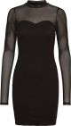 NOISY MAY NMSTINE L/S MIX DRESS Dames Jurk - Maat XS