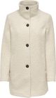 JDY JDYSONYA LONG BOUCLE JACKET OTW HAB Dames Jas - Maat M