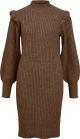 OBJECT OBJDIVA KNIT DRESS 123 DIV Dames Jurk - Maat S bruin