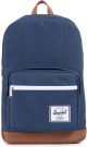 Herschel Pop Quiz backpack Navy/Tan Synthetic Leather