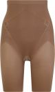 Spanx Thinstincts 2.0 - High-Waisted Mid-Thigh Short - Maat 1X (XXL) - Kleur Café au Lait (dark nude)