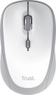 Trust Yvi+ Bluetooth - Draadloze Muis - Bluetooth & USB ontvanger- Compact - Stillere klikken - Wit