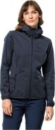 Jack Wolfskin Windhain Hoody Women - Outdoorjas - Dames - Blauw - Maat XL