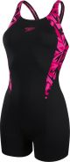 Speedo Hyper Boom Splice Legsuit Dames - Zwart / Roze - maat 40