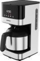 Inventum KZ818D - Koffiezetapparaat - 1,2 liter - 10 kopjes - Filter 1x4 - Thermoskan - Display met timer - Filterkoffie - RVS/Zwart
