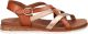Skechers Maat 41  DESERT KISS LOW - PEAK RANK Dames Sandalen - Chestnut