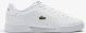 Lacoste  Maat 44 CARNABY CUP 125 2 SMA WHT/WHT Heren Sneakers - wit