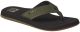 Reef The Layback black/Olive Heren Slippers - Zwart/Olijfgroen - Maat 47