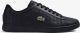 Lacoste Carnaby Evo Mannen Sneakers - Black/Black - Maat 43