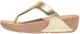 FitFlop Maat 41  Lulu Leather Toepost Dames Slippers - Metallic Beige