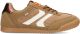 POSH by Poelman Maat 39  SKYE Dames Sneakers - Middel Bruin