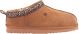 Warmbat Kynuna Suede Tape Dames Sloffen - Cognac Maat 39