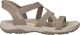 Skechers Maat 39 REGGAE SLIM - STRETCH FLEX Dames Sandalen - Taupe