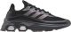 adidas Quadcube Heren Sneakers - Core Black/Core Black/Signal Coral - Maat 41 1/3