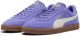 PUMA Puma Club II Era Suede Unisex Sneakers - Dark Amethyst-Sage Frost-PUMA Gold Maat 39