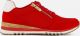 Marco Tozzi Sneakers rood Textiel - Dames - Maat 39