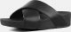 FitFlop™ Lulu Cross Slide Sandals Leather Black - Maat 40