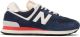 New Balance 574 Heren Sneakers - NAVY Maat 45