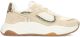 POSH by Poelman MACY Dames Sneakers - Beige met combinatie
