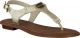 Michael Kors MK Plate Thong Dames Sandalen - Pale Gold - Maat 39