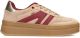 POSH by Poelman NOË Dames Sneakers - Beige Maat 36