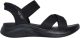 Skechers ULTRA FLEX 3.0 SANDAL - NEVER Dames Sandalen - Zwart Maat 39