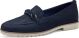 Tamaris Instappers blauw Leer - Maat 40