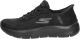 Skechers Go Walk Flex - Mali Dames Instappers - Zwart Maat 41