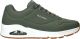 SHOIWMODEL Skechers Uno Maat 43  - Stand On Air - Heren Sneakers - Olijfgroen 