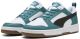 PUMA Rebound v6 Low Unisex Sneakers - Emerald Ice-PUMA Black-PUMA White Maat 45