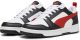 PUMA Mat 41 Rebound v6 Low Unisex Sneakers - PUMA White-For All Time Red-PUMA Black